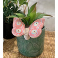 Butterfly Pot Hanger Pink 10cm