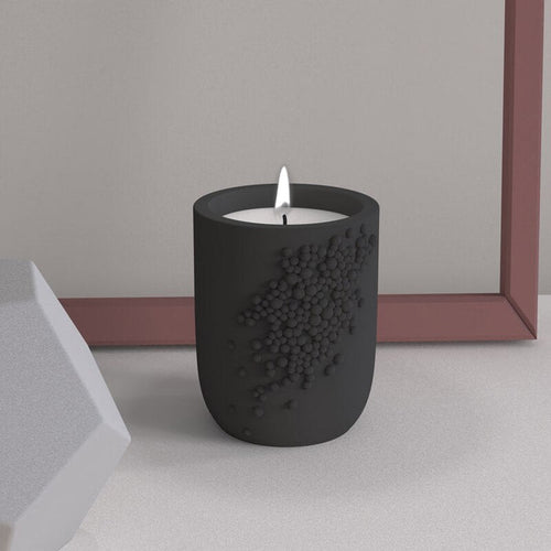 "C12" Candle jar silicone mold