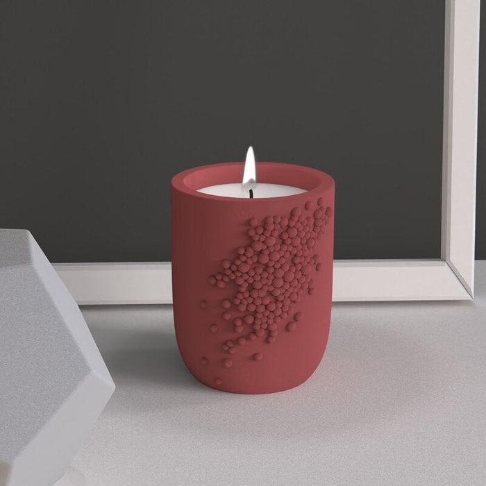 "C12" Candle jar silicone mold
