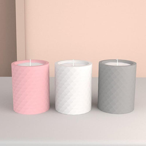 "C22" Candle jar silicone mold - madmolds -