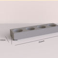 "C42" Candle holder silicone mold