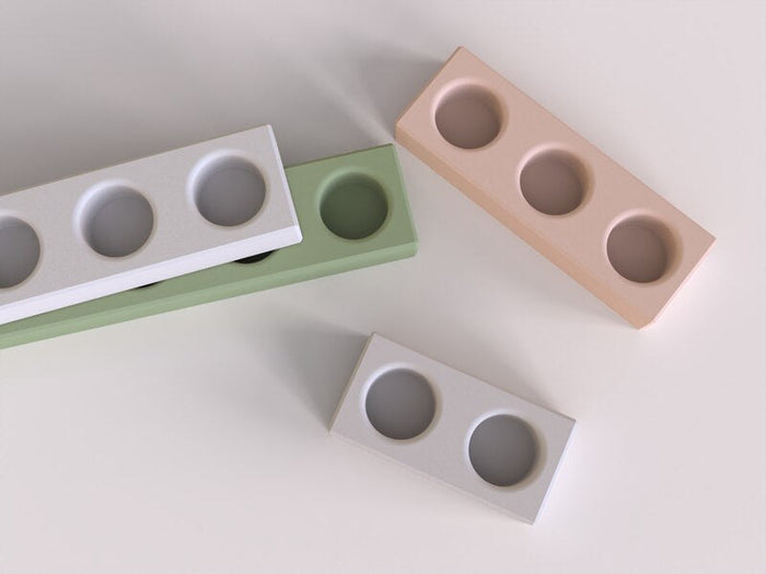 "C42" Candle holder silicone mold