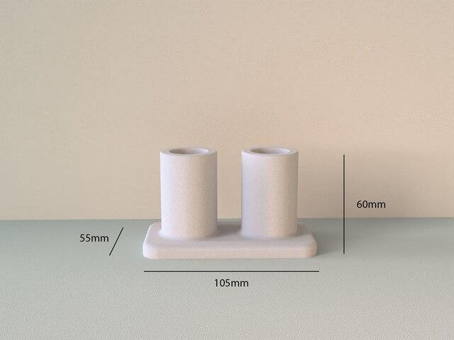 "C53" Candlestick silicone mold - madmolds -