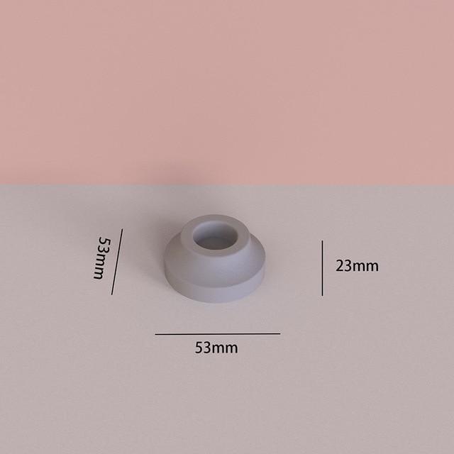 "C56" candle holder silicone mold - madmolds -