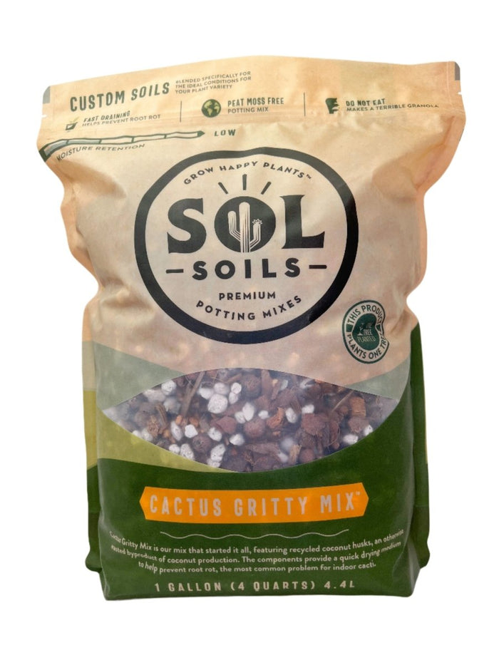 Cactus Gritty Mix – Eco - Friendly, Fast - Draining Soil for Cacti & Succulents - Ed's Plant Shop