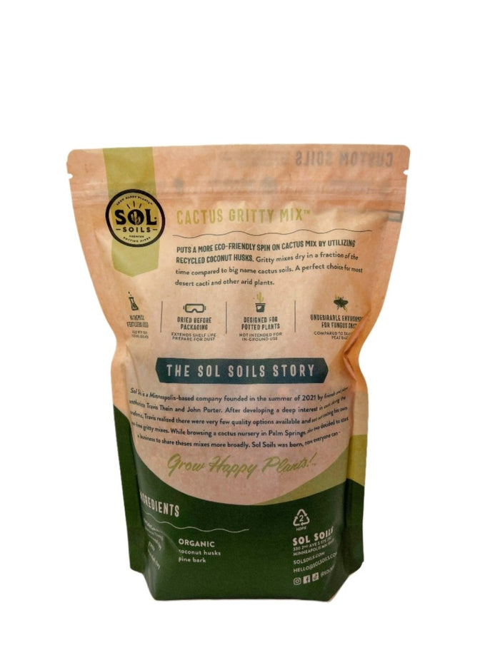 Cactus Gritty Mix – Eco - Friendly, Fast - Draining Soil for Cacti & Succulents - Ed's Plant Shop