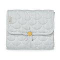 Cam Cam Copenhagen - Quilted Changing Mat  - Classic Stripes Blue / Praline - Mabel & Fox