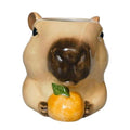 Capybara Head Planter Brown 16cm