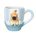 Capybara Mug Blue & Brown 10cm