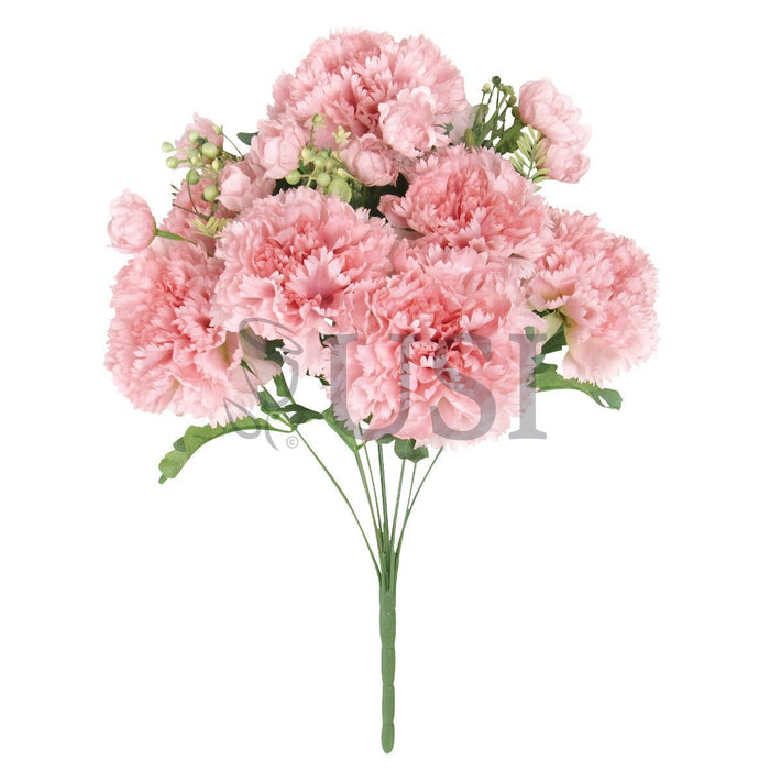 Carnation Flower Bush x10, 18in, Blush Pink