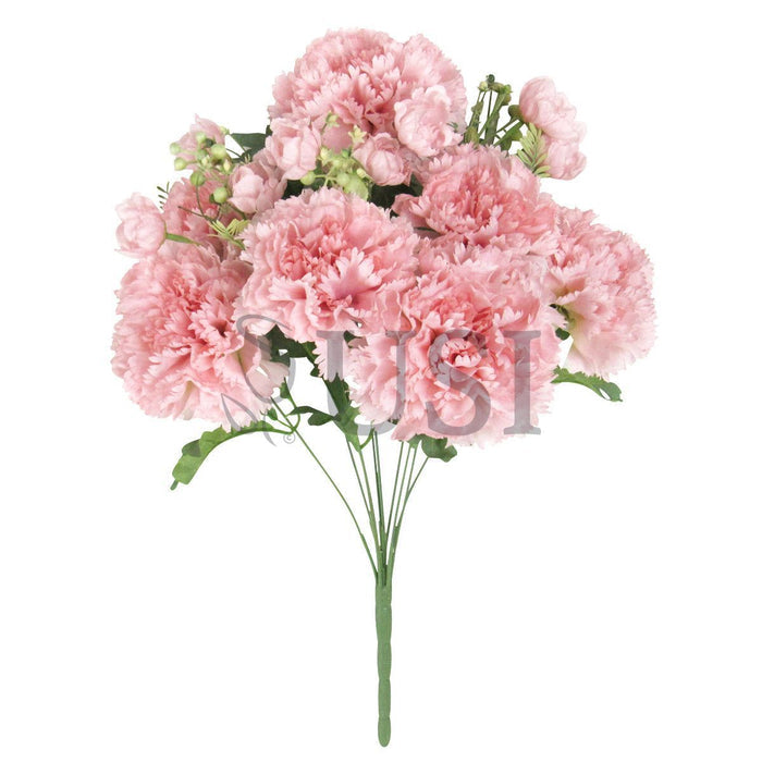 Carnation Flower Bush x10, 18in, Blush Pink