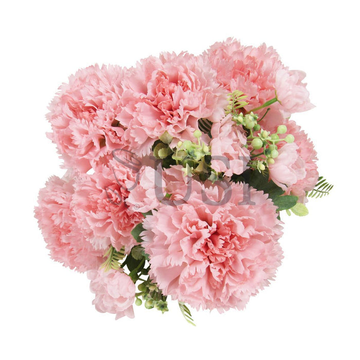 Carnation Flower Bush x10, 18in, Blush Pink