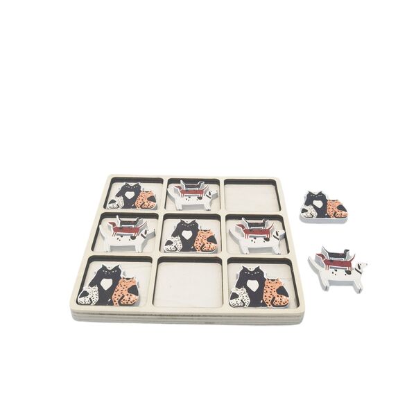noughts and crosses dog and cat