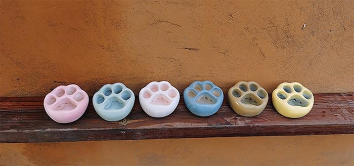 Cat paw planter silicone mold - madmolds -