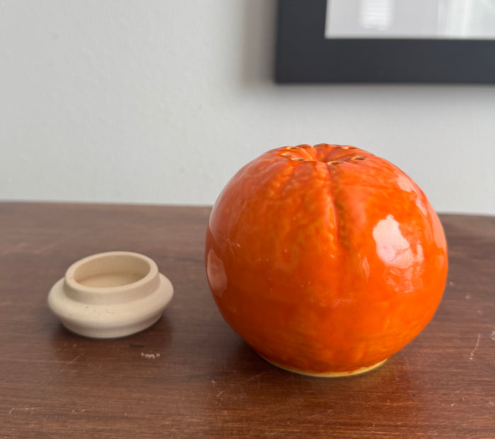 ceramic orange incense holder, incense cone holder