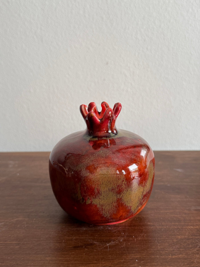 ceramic pomegranate  incense holder, incense cone holder