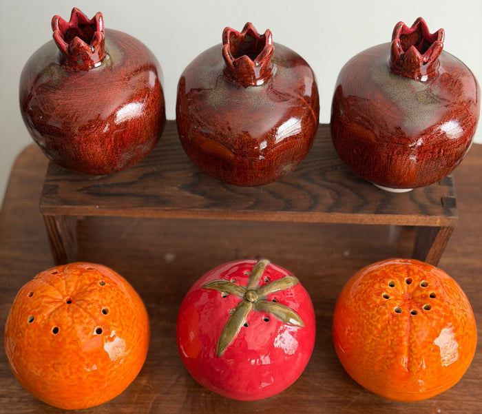 ceramic pomegranate  incense holder, incense cone holder