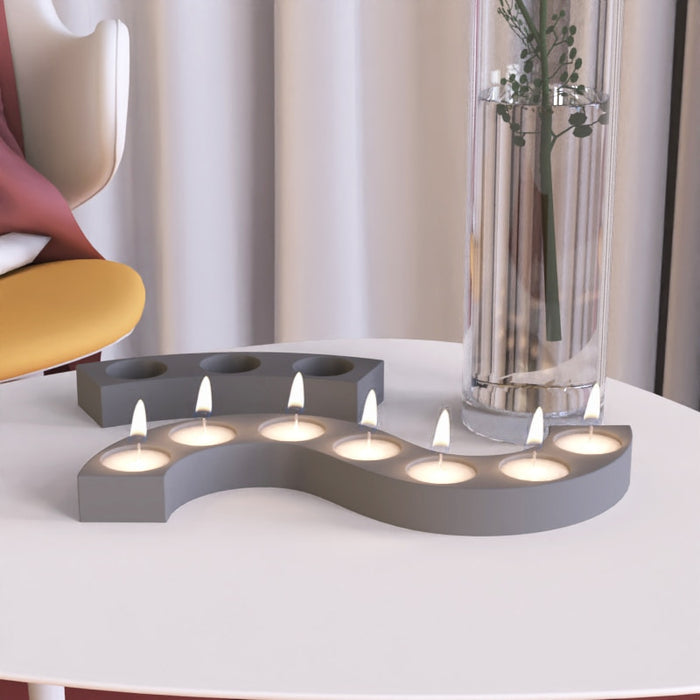 "CH0028" Candle holder silicone mold