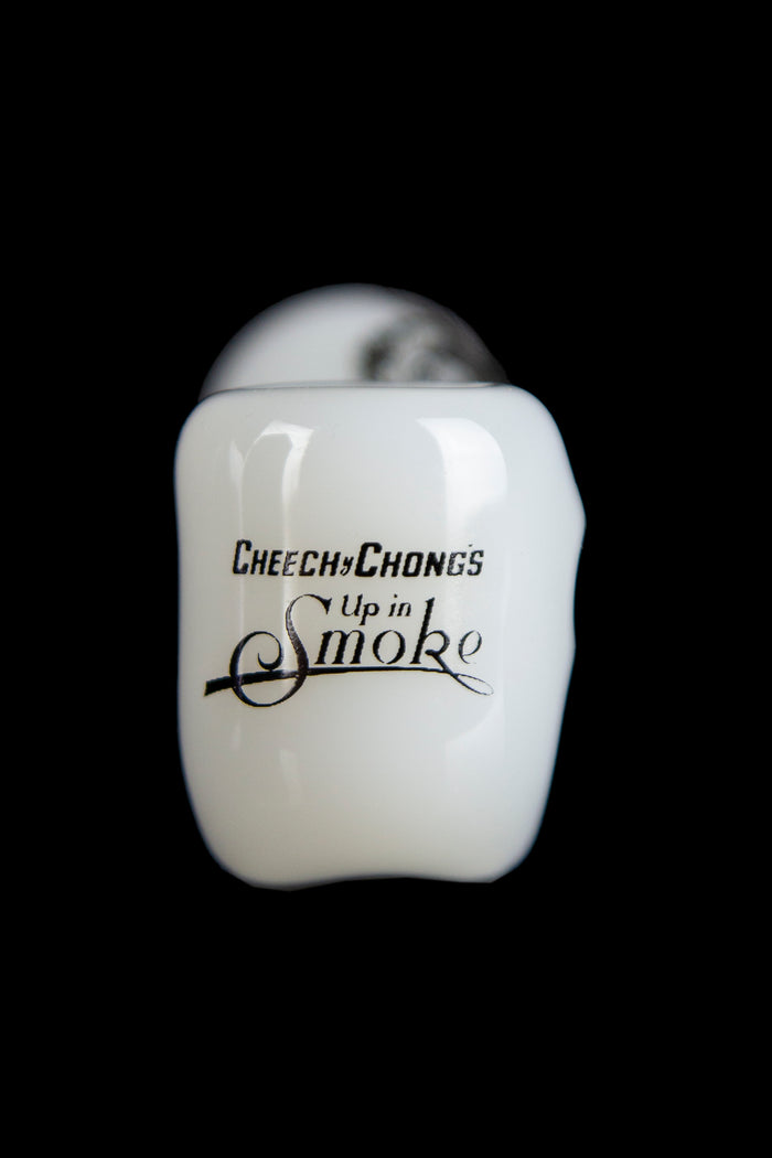 White Cheech & Chong branded “Up in Smoke” water pipe.