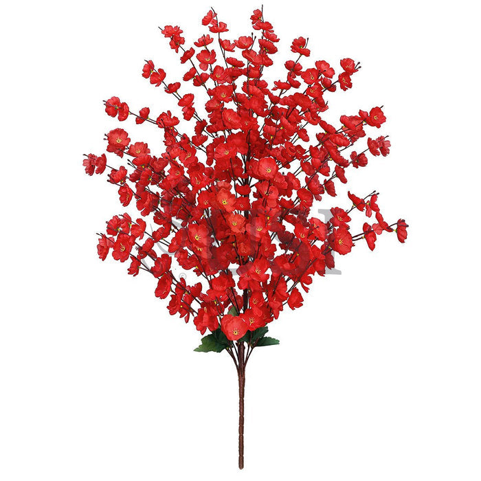 Cherry Blossom Flower Bush x30, 39in, Red