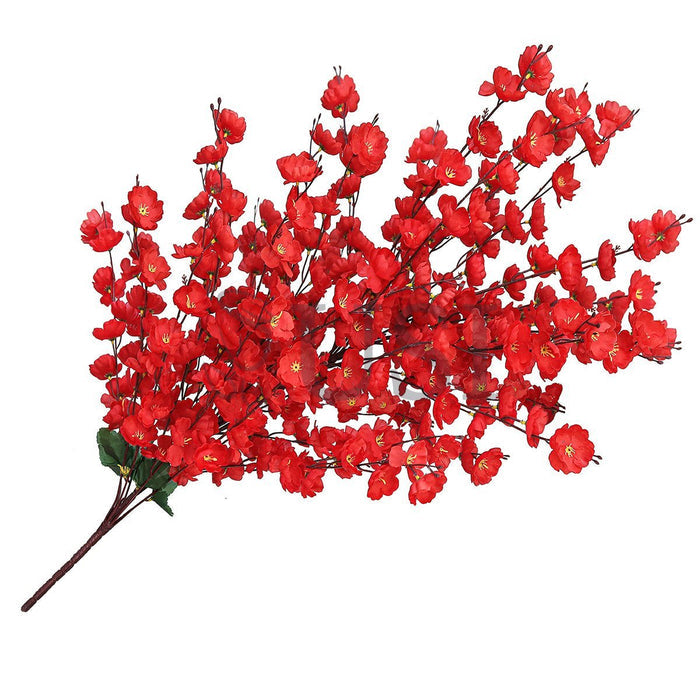 Cherry Blossom Flower Bush x30, 39in, Red