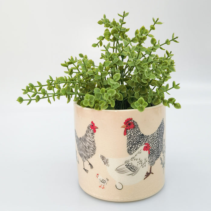 Chickens Planter 12cm