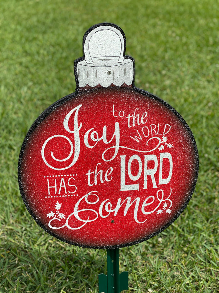 Christmas Bulbs yard Art Signs-3FT Tall