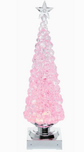 Christmas Light Up Ice Cube Shimmer Tree