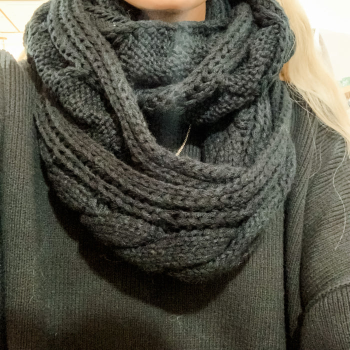 Chunky Knit Infinity Scarves