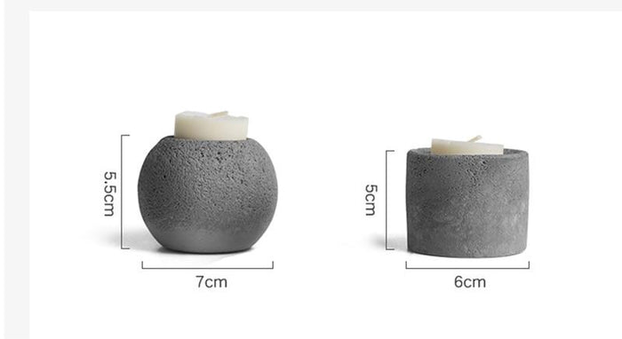 Circular candlestick mold - madmolds -