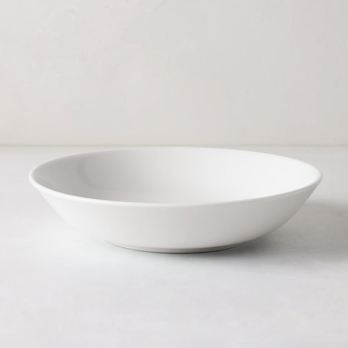 HG City White Porcelain Cereal Bowl, 8" diameter, modern aesthetic.