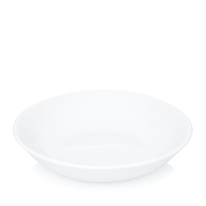 HG City White Porcelain Cereal Bowl, 8" diameter, modern aesthetic.