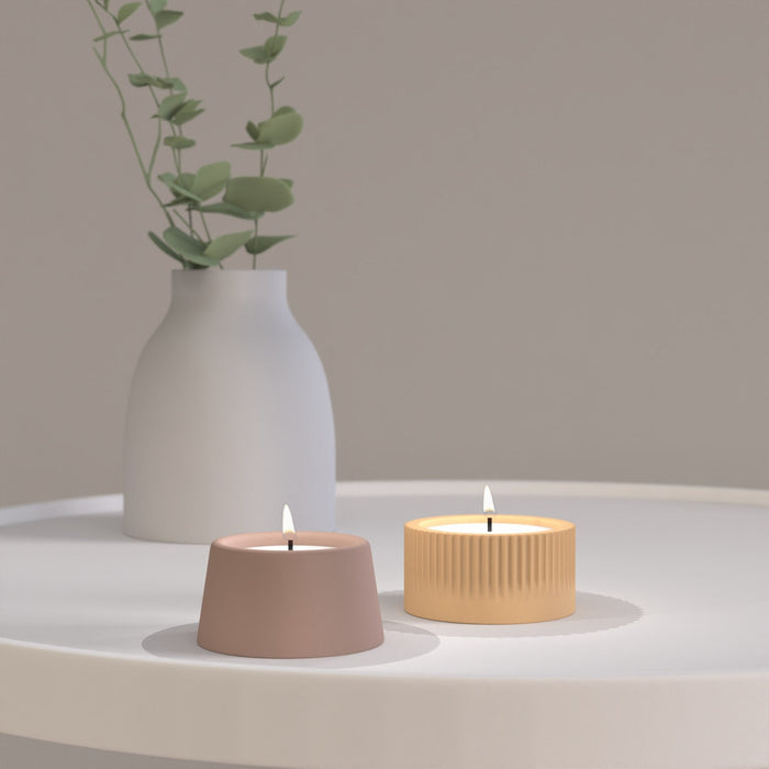 "CJ14" Candle jar silicone mold