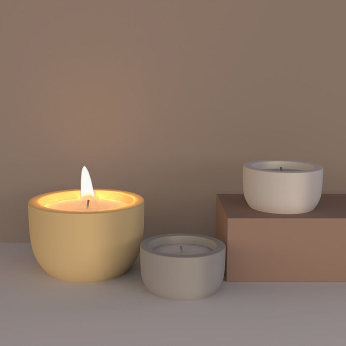 "CJ17" Candle jar silicone mold