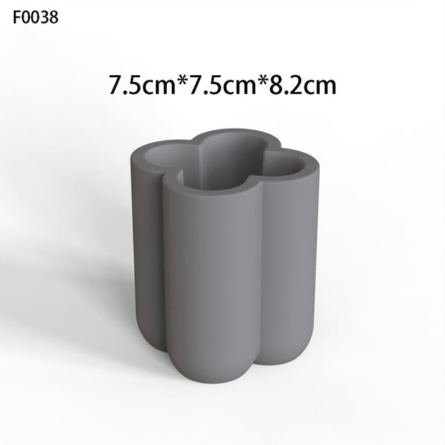"CJ20" Candle jar silicone mold