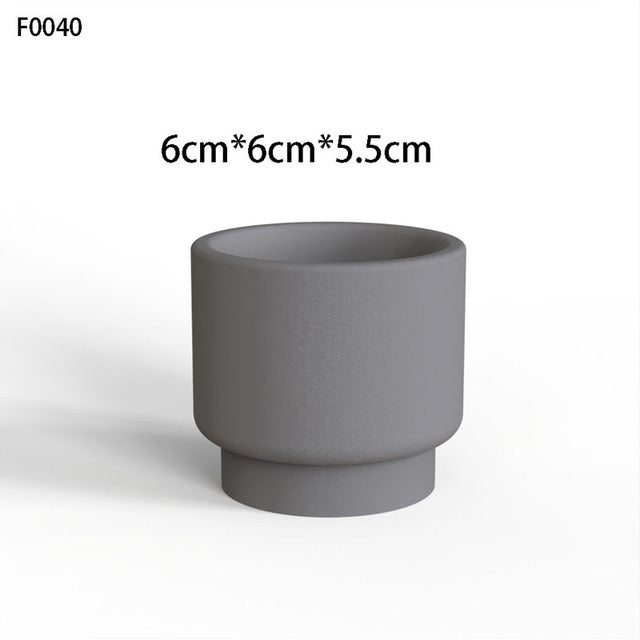 "CJ21" Candle jar silicone mold