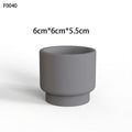 "CJ21" Candle jar silicone mold