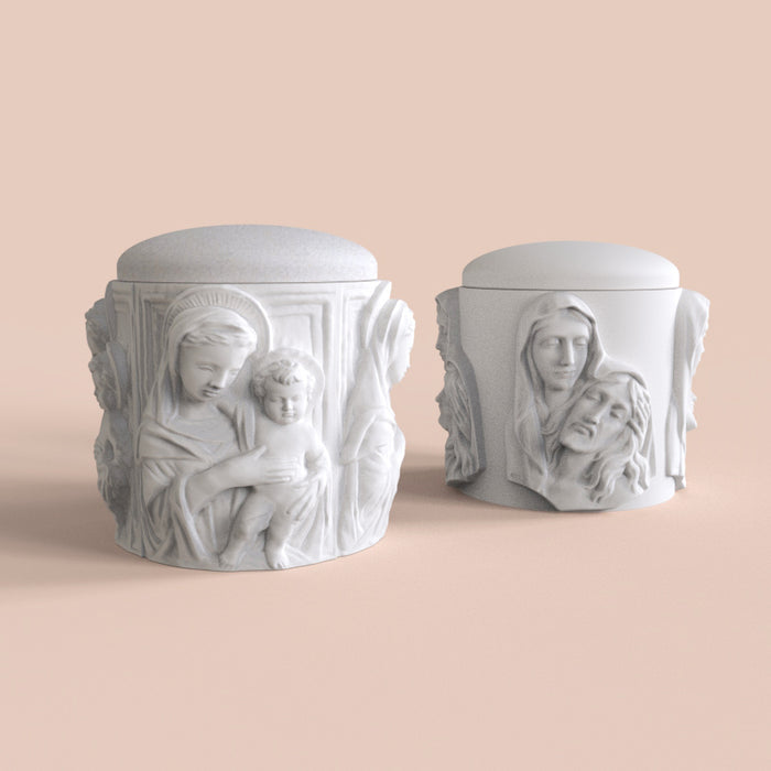"CJ22" Candle jar silicone mold