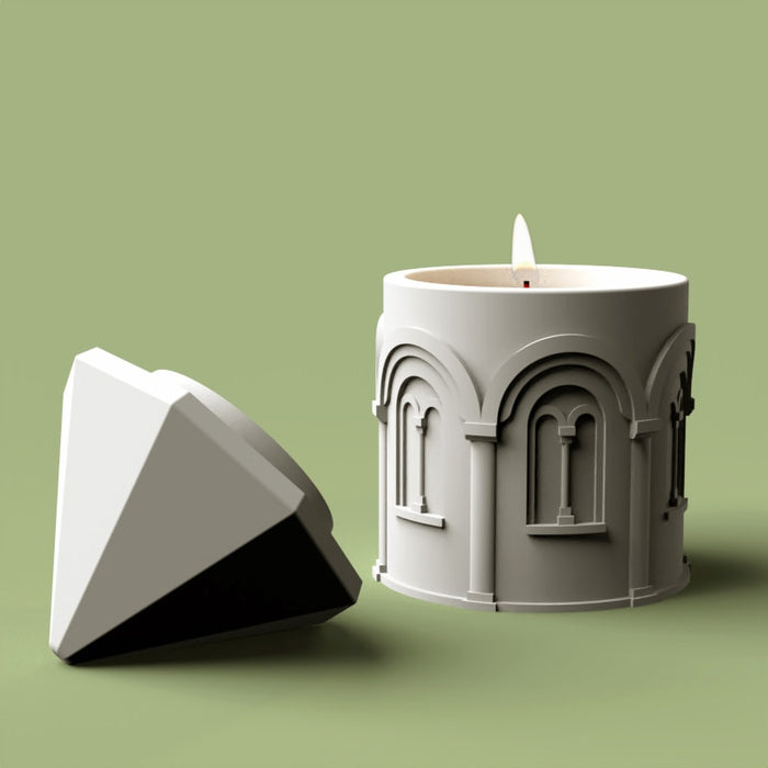 "CJ25" Candle jar silicone mold