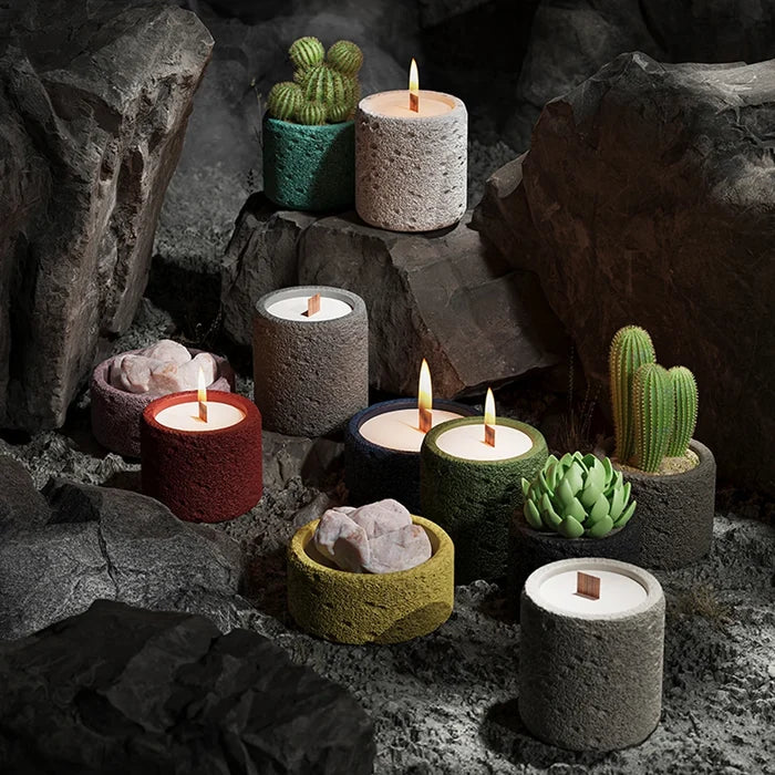 "CJ29" Candle jar silicone mold