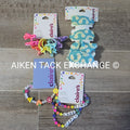 Claire's Club Bundle - 2 Hair Clips, 1 Scrunchie, 1 Set of Hair Ties, 4 Bracelet
