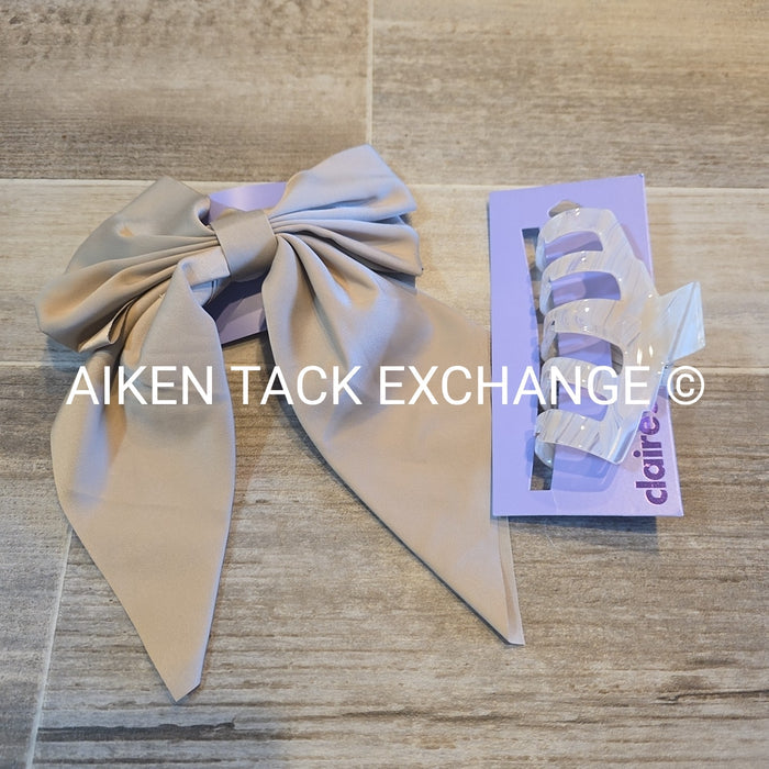 Claire's Hair Bundle - 1 Claw Clip, 1 Hair Clip
