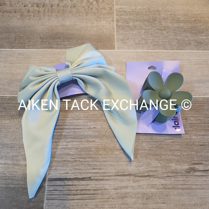 Claire's Hair Bundle - 1 Claw Clip, 1 Hair Clip