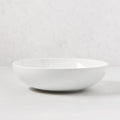 HG Classic 10.5" white porcelain serve bowl with a sleek, simple shape.