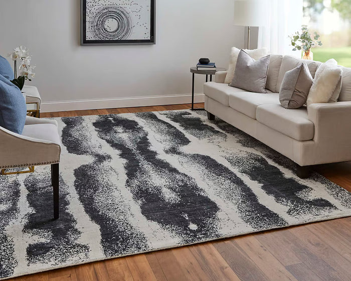Coda Lifestyle Rug- Black/White
