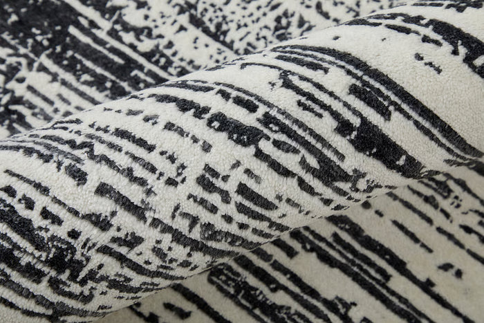 Coda Lifestyle Rug- Charcoal Black/White