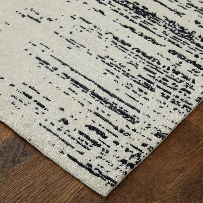 Coda Lifestyle Rug- Charcoal Black/White