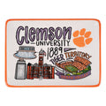 Collegiate Trinket Tray -Clemson Icons