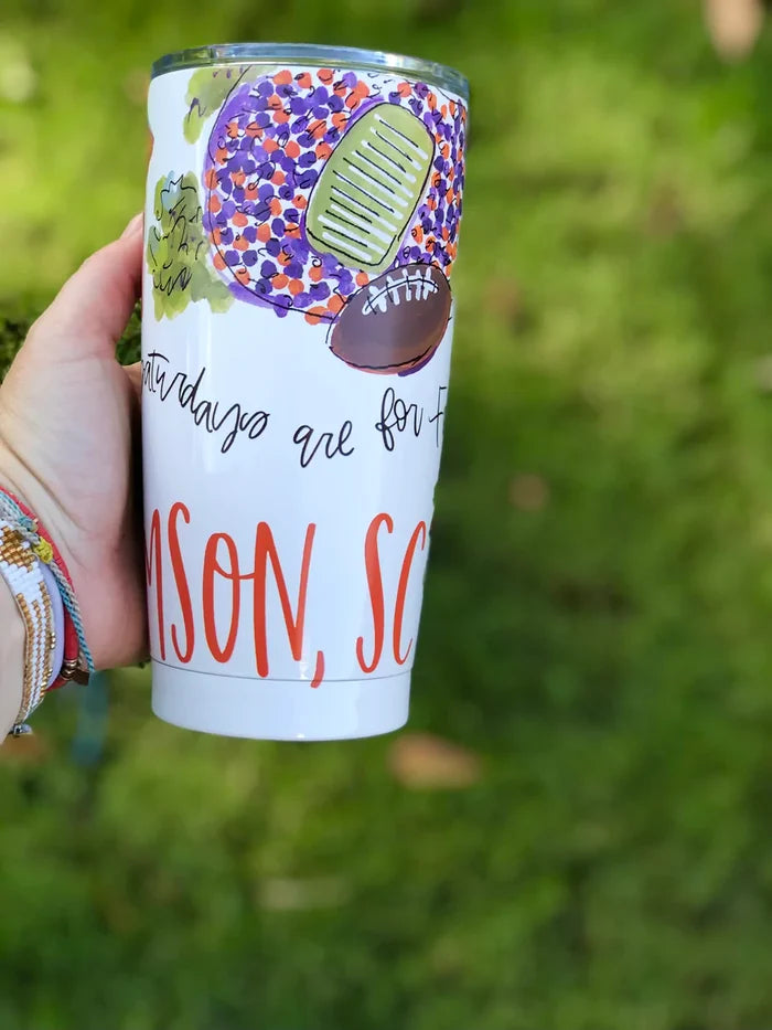 Collegiate Tumbler -Clemson