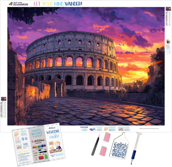 Colosseum at Dawn's Embrace